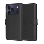 Etui Techsuit Leather Folio za iPhone 17 Pro - črn