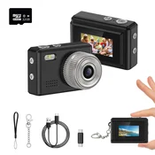 INF Mini ključna kamera z 0.96inch LCD, resnična 720P 1MP, 32GB TF Black, (5000298753)
