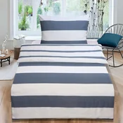 Pamucna posteljina MARINA sivo-plava Dimenzije posteljine: 70 x 90 cm | 140 x 200 cm
