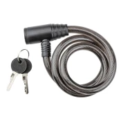 shumee 12 x 800 mm kolesarski kabel, prozoren črn pokrov
