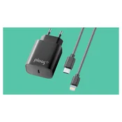 PLOOS hišni polnilec 20W+kabel USB-C na MFI