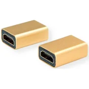 ROLINE Roline 12.03.3153  adapter [1x ženski konektor HDMI - 1x ženski konektor HDMI] zlata, (20429473)