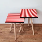 Hanah Home Set klub stocica 2Shp339, 2 komada, Šareni