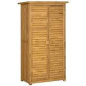 Homestar Vrtna omara 87x46,5x160 cm rjava lesena, (5000228210)