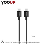 Kabel YOOUP L04 SKILLED TYPE-C / TYPE-C 1M crni