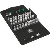 Wera 8100 sveobuhvatni Zyklop set gedora, 1/4, sa funkcijom držanja, metricki, 42 komada, 05003755001