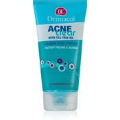 Dermacol AcneClear piling z jojobovim oljem 150 ml za ženske