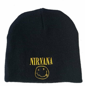Nirvana Kapa Face Logo Black