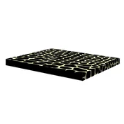 shumee Vzmetnica za pasjo posteljo XXL 110x80x5 cm - pena, vodoodporna prevleka, potisk Krokodil, Bertoni