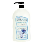 Otroški gel za prhanje in šampon 2v1 z borovnico in aloe vero Naturaphy 1000ml 30029