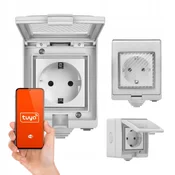 shumee Pametna nadometna zunanja WiFi vtičnica Tuya IP55 16A 230V