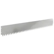 Vidaxl Robovi trave 30 szt. 103 x 15 cm Jeklo Srebrna