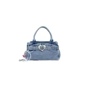 Desigual Ročna torbica moder denim