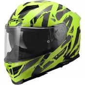 Integralna motociklistička kaciga LS2 FF818 Storm III Kaos žuta