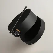 Maytoni LED stenska svetilka Nuance, črna/črna, O 10 cm - Dnevna soba/jedilnica - Sodobni - Aluminij