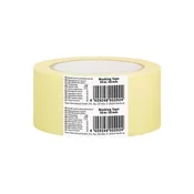 Tesa Maskirni trak Masking tape, removable within 24 hours, 50 m x 36 mm, yellow