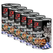 Alpha Spirit Mesne kroglice - Divji prašič s timijanom 6 x 400 g
