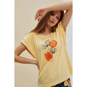 Marisse Womens T-Shirt L-Ts-4077 Vanilla