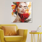 Wallity Slika od kalenog stakla 50x50cm