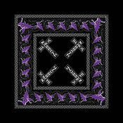 Ruta Black Sabbath - Crossni logo - RAZAMATAZ - B116