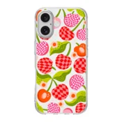 Maska Nanobit Print za iPhone 17 Checkered Cherries