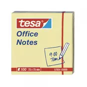Tesa samolepljivi listici 100 lis, 75x75 žuti 57654 ( A930 )