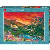 Heye puzzle 1000 pcs Filc Art Washing Line 29916