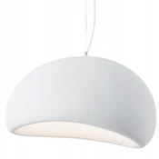 Viseča svetilka, lestenec, mlečni PLAFON, 60 cm, velik, za dnevno sobo, spalnico, mansardo