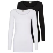 VERO MODA Majica VMMaxi črna/bela