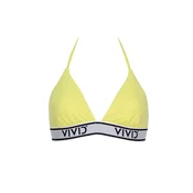 VIVID Bikini zgornji del Mix&Match limona/črna/bela
