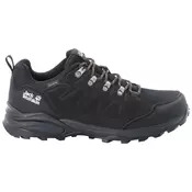 Jack Wolfskin REFUGIO TEXAPORE LOW M, cipele za planinarenje, crna 4049851