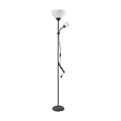 URLAR stoječa svetilka, 175 cm, max 25W E27, max 25W E14, črna