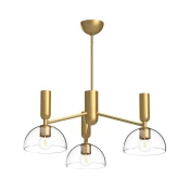Alora Mood ALM-JUDE3-GD-CL - Luster na šipci JUDE 3xE27/60W/230V mesing