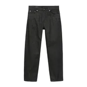 Pull&Bear Kavbojke črn denim