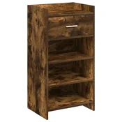 Vidaxl omara za čevlje Dimljen hrast 48 x 36 x 92 cm Inženirski les