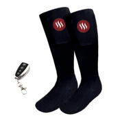 GLOVII grijane čarape s daljinskim 35-40 (M), crne GQ2M