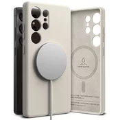 Ovitek RINGKE silikonski magnetni MagSafe ovitek za Galaxy S25 Ultra Stone (8800274969315)