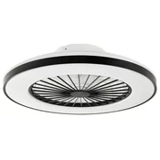 Svetilka stropna z ventilatorjem LED KLEO 500mm 18W/36W CCT 2520lm/5040lm + ventilator 15W + daljinski upravljalnik