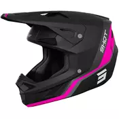 Motokros kaciga Shot Speed Atomic mat roza