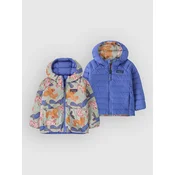 Patagonia Reversible Down Kids Jacket flurry green