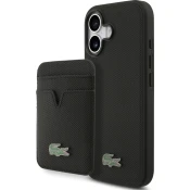 Maska Lacoste Iconic Petit Pique MagSafe maska + novčanik za iPhone 17 crni (LCHMBWP17SPLAK)