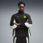 Borussia Dortmund PUMATECH-X Full-Zip Track Jacket Men, Clothing, Black/Cool Light Gray, S