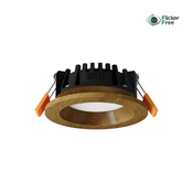 APLED - LED Ugradna RONDO WOODLINE LED/3W/230V 4000K precnik 9 cm masivni hrast