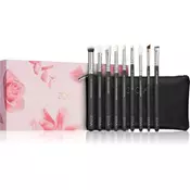 ZOEVA Its All About The Eyes Brush Set Set čopičev s torbico 9 kos