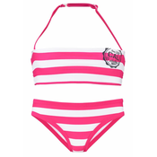 BENCH Bikini, roza / crna / bijela