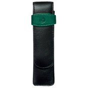Pelikan Kožna futrola za dve olovke TG22, Crno-zelena
