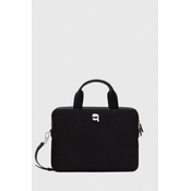 Torba za laptop Karl Lagerfeld boja: crna