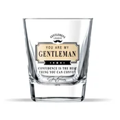 Caša za viski Gentleman Confidence is the best thing you can convey