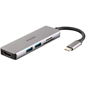 Docking D-Link 5-in-1 DUB-M530, USB-C DUB-M530
