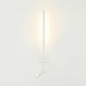 Zambelis LED stenska svetilka 23040, bela, 3.000 K, 2-svetlobna, kovinska - spalnica - Sodobni - Kovina